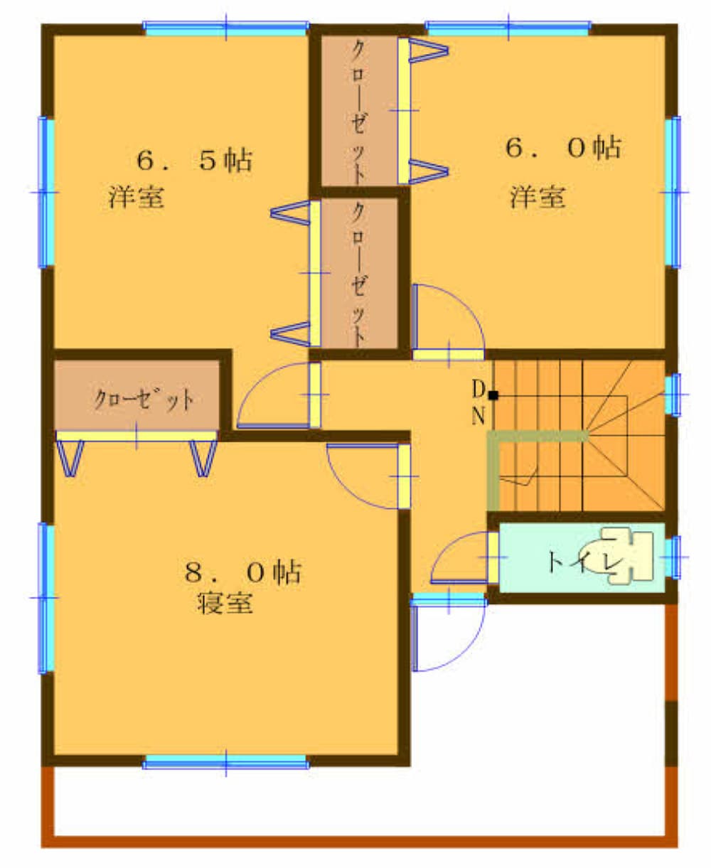 富士宮市宮原の間取り2階