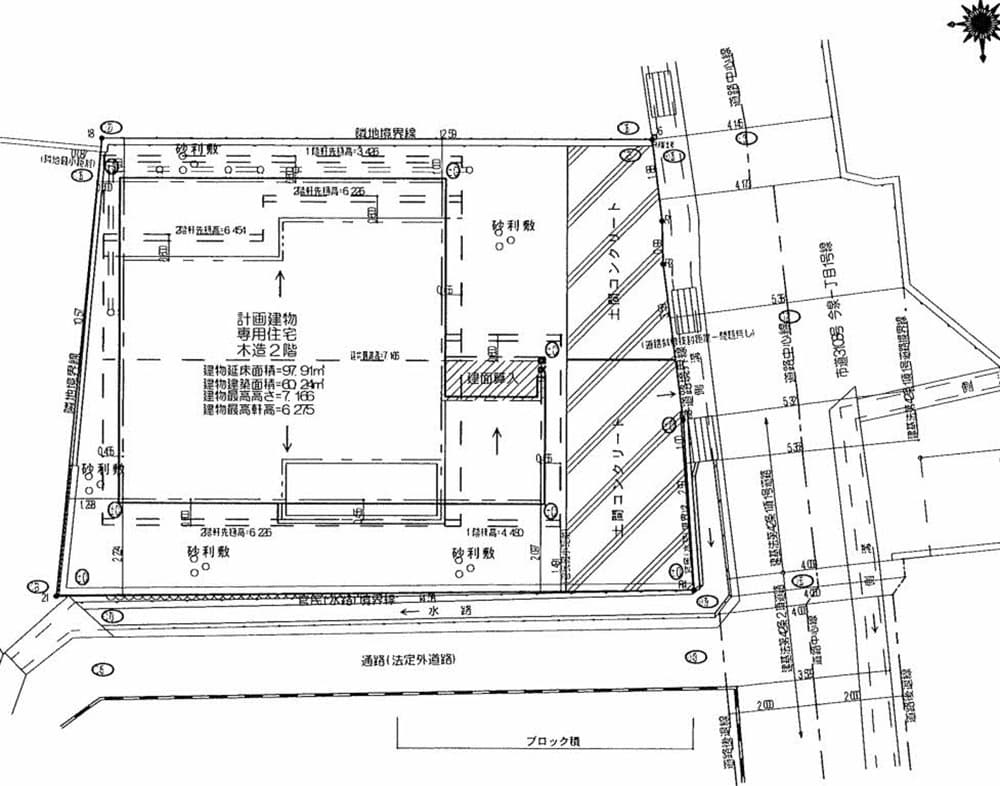 建売住宅:富士市広見の区画